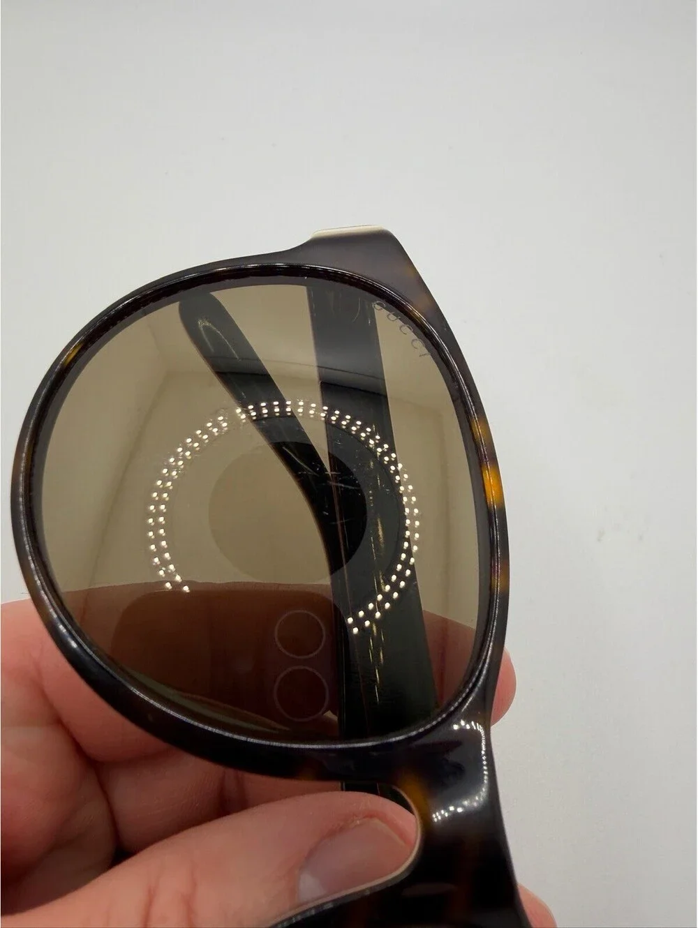 Gucci Round Oval Tortoise Brown Havana GG0271S 57-15-150 With Gucci Case